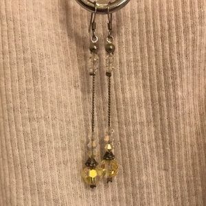 Long Silver Earrings